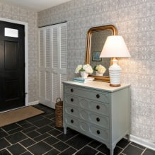 How to choose wallpaper for a small hallway: 70 design ideas-6
