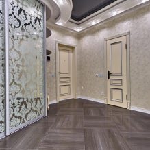 How to choose wallpaper for a small hallway: 70 design ideas-5