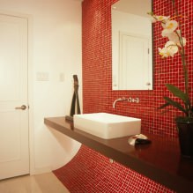 Red color in the interior: value, combination, styles, decoration, furniture (80 photos) -11