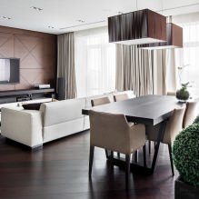 Modern panels for walls in the interior: types, design, combination, 75 photos -6