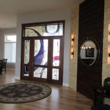 Stone in the interior of the hallway: features of decoration, types, color, styles and combinations-9