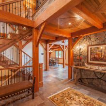 Stone in the interior of the hallway: features of decoration, types, color, styles and combinations-6