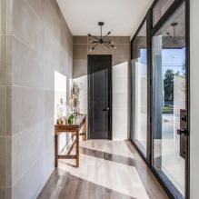 Stone in the interior of the hallway: features of decoration, types, color, styles and combinations-8