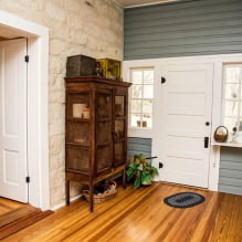 Stone in the interior of the hallway: features of decoration, types, colors, styles and combinations-2