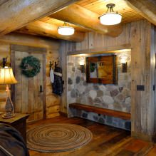 Stone in the interior of the hallway: features of decoration, types, color, styles and combinations-3