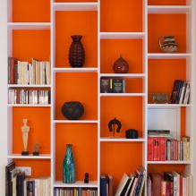 Orange color in the interior: meaning, design features, styles, 60 photos-8