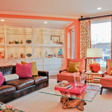Orange color in the interior: meaning, design features, styles, 60 photo-0