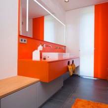 Orange color in the interior: meaning, design features, styles, 60 photos-12