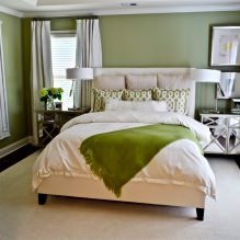 Interior design in olive color: combinations, styles, finishes, furniture, accents-17