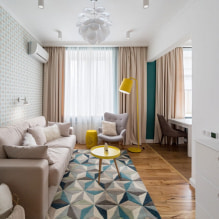 How do beige curtains look in the interior? -0