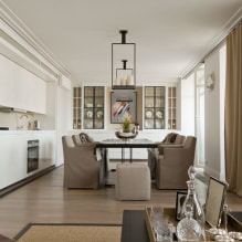 How do beige curtains look in the interior? -1