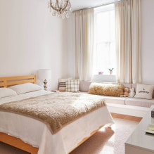 How do beige curtains look in the interior? -4