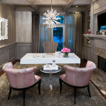 Acrylic wallpaper on the walls: finishing features, types, gluing, photos in the interior-0