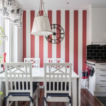 Wallpaper for a small room: choice of color, pattern, expanding photo wallpaper, combination-5