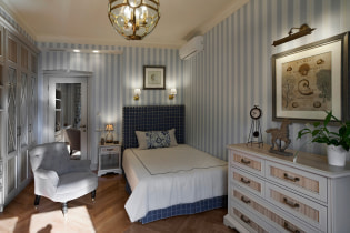 Wallpaper for a small room: choice of color, pattern, expanding photo wallpaper, combination