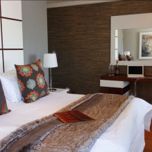 Bamboo wallpaper: types, photos in the interior, color, combination, how to glue, care-0