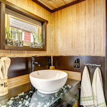 Bamboo wallpaper: types, photos in the interior, color, combination, how to glue, care-1