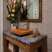 Bamboo wallpaper: types, photos in the interior, color, combination, how to glue, care-4