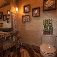 Bamboo wallpaper: types, photos in the interior, color, combination, how to glue, care-5