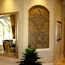 Wallpaper for plaster: selection rules, types, design ideas, colors, style-2