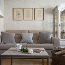 Wallpaper for plaster: selection rules, types, design ideas, colors, style-3