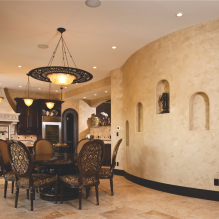 Wallpaper for Venetian plaster: design, color, instructions on how to glue, paint-3