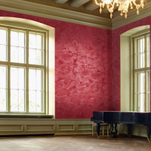 Wallpaper for Venetian plaster: design, color, instructions on how to glue, paint-4