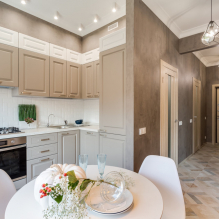 Wallpaper for Venetian plaster: design, color, instructions on how to glue, paint-8