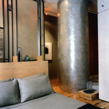 Wallpaper for Venetian plaster: design, color, instructions on how to glue, paint-14