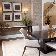 Wallpaper for Venetian plaster: design, color, instructions on how to glue, paint-15