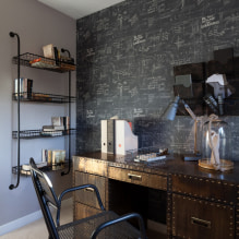 Loft-style wallpaper: types, colors, design, photo in the interior-1