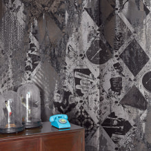 Loft-style wallpaper: types, colors, design, photo in the interior-4