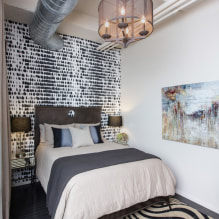 Loft-style wallpaper: types, colors, design, photo in the interior-7