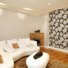 Wallpaper companions: selection rules, ideas for combinations in color and design, how to glue-5