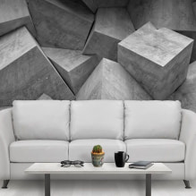 Stereoscopic wallpaper: types, design ideas, volumetric wallpaper in the interior, gluing-0
