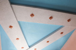 Liquid wallpaper on the ceiling: photo in the interior, modern design examples