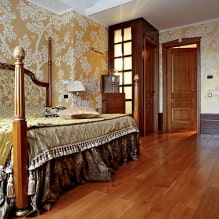 Silk wallpaper in the interior - design options and colors-1