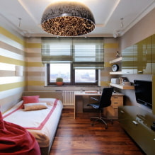 Silk wallpaper in the interior - design options and colors-2