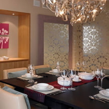 Silk wallpaper in the interior - design options and colors-3