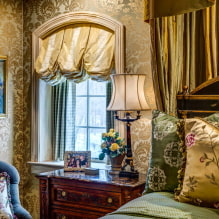 Silk wallpaper in the interior - design options and colors-7