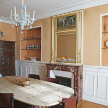 Orange wallpaper: types, design and drawings, shades, combinations, photos in the interior-1