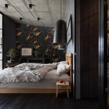 Wallpaper design with a picture: patterns, geometry, imitation, inscriptions, nature, flowers, photo prints-7