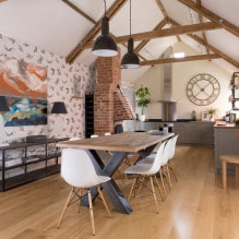 Wall decoration with wallpaper with birds: 59 modern photos and ideas-10