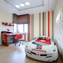 Wallpaper in the nursery for boys: types, color, design, photo, combination-3