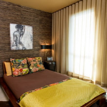 Textile wallpaper: types, patterns, color, examples in the interior, how to glue fabric wallpaper-2