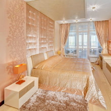 Textile wallpaper: types, patterns, color, examples in the interior, how to glue fabric wallpaper-7