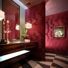 Textile wallpaper: types, patterns, color, examples in the interior, how to glue fabric wallpaper-8