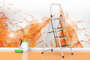 How to glue wallpaper: tools, glue, wall preparation, step-by-step master class