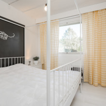 Yellow curtains in the interior: types, fabrics, color, design, decor, combination with the color of the wallpaper-4