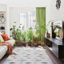 Photo selection of green curtains in the interior-0